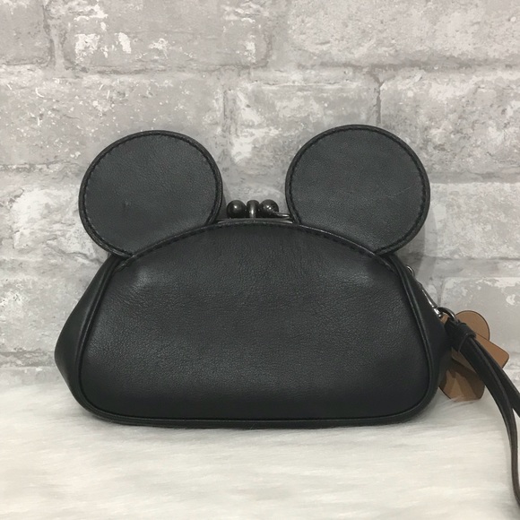NWT! Disney x Coach Minnie Mouse Kisslock Clutch - Picture 2 of 8
